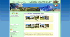 Desktop Screenshot of annuaire.maisondhotes.net