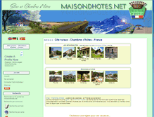 Tablet Screenshot of annuaire.maisondhotes.net